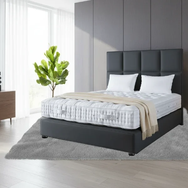 BED with Super Spring Mattress 200×180 cm and headboard  SF 906 C