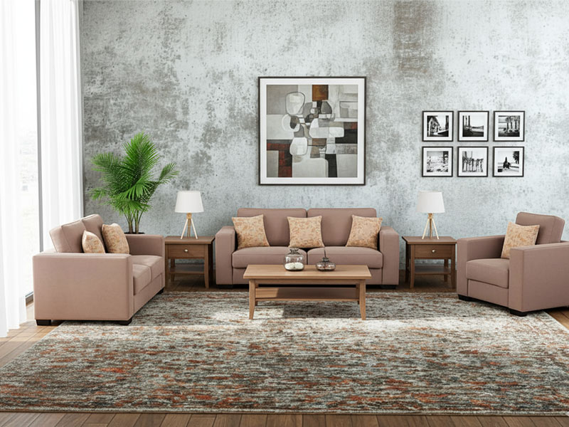 SF-714-new 3+2+1+1 Sofa Set – Elegant Fabric Collection (Model: SF 716 C) - Image 1
