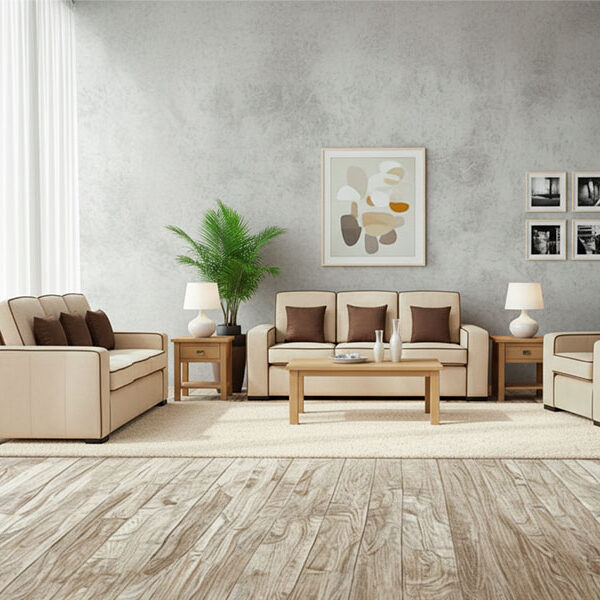 3+2+1+1 Sofa Set – Premium Beige Comfort Collection (Model: SF 706 C)