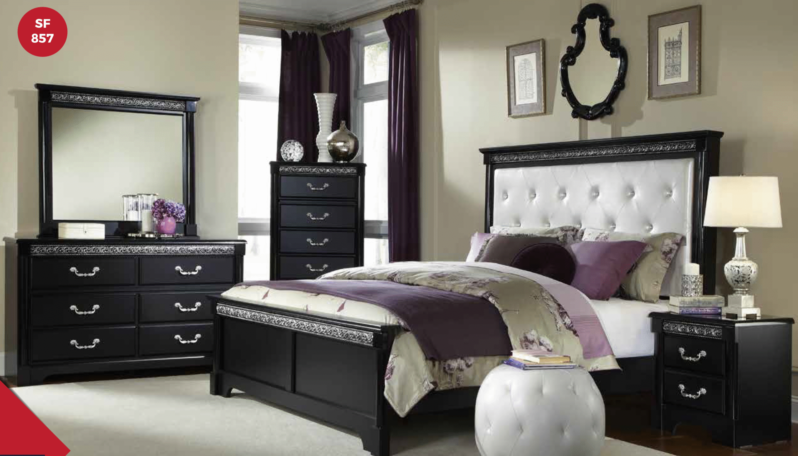 BEDROOM SET BEDROOM SET-MODEL-SF-857 - Image 1